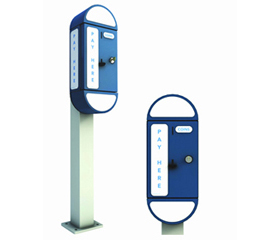 CEU Unidad controladora de acceso que utiliza tokens o monedas de uso común para permitir el acceso a instalaciones como baños o estacionamientos.